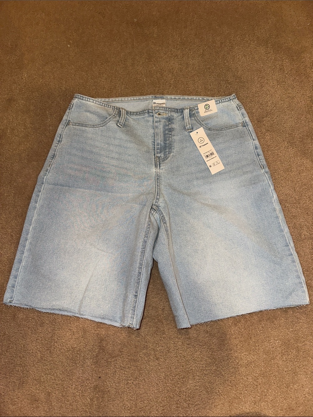 No Boundaries Light Blue Denim Jean Shorts